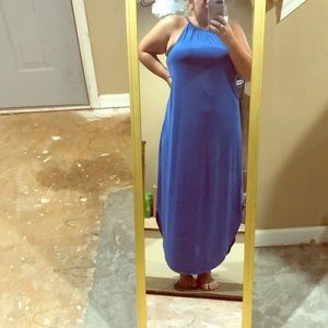 “It’s too cool for school” Tunic dress Long halter